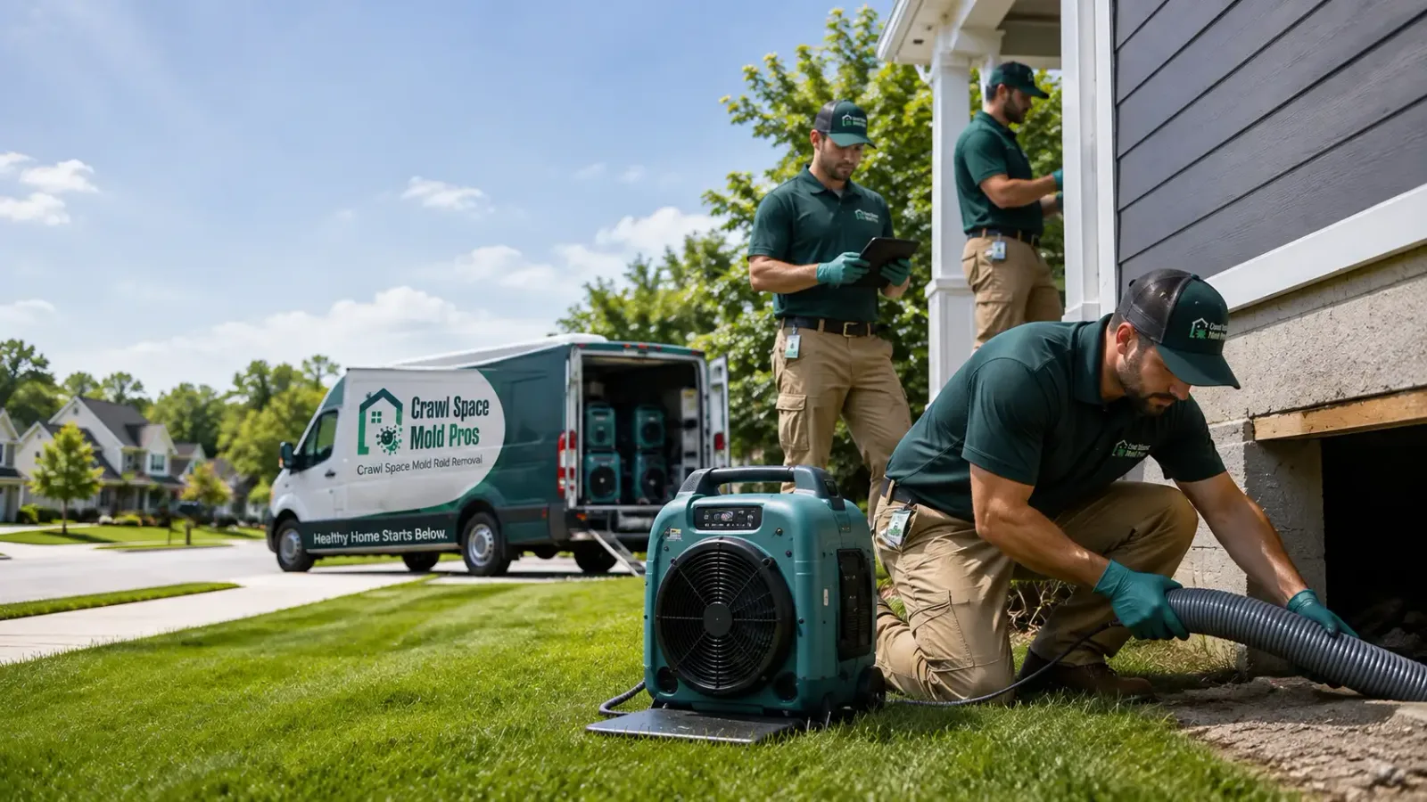 Crawl Space Mold Removal in Falls City, NE